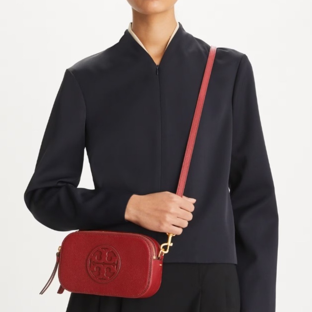 Tory Burch Miller Mini Leather Cross Body Bag - Picture 4 of 13